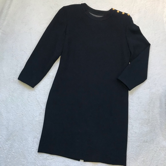 Rouie Vintage Long Sleeve Shift Dress Women Size 8 - Picture 2 of 14
